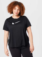 Dámske priedušné čierne tričko Nike pre moletky v komfortnom strihu