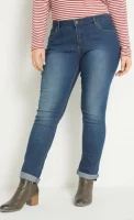 Lacné elastické džínsy pre bacuľky